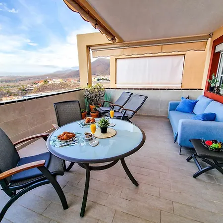 Panoramatic View In Cristianos Лос Кристианос