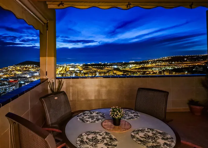 Panoramatic View In Cristianos Los Cristianos (Tenerife)