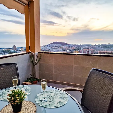 Panoramatic View In Cristianos 公寓 洛斯克里斯蒂亚诺斯